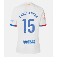 Dres Barcelona Andreas Christensen #15 Gostujuci 2023-24 Kratak Rukav